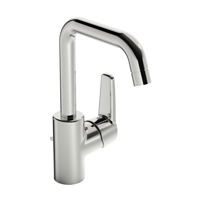 Bateria umywalkowa 1-otworowa chrom boczna dźwignia HANSAPOLO HANSA 51552293