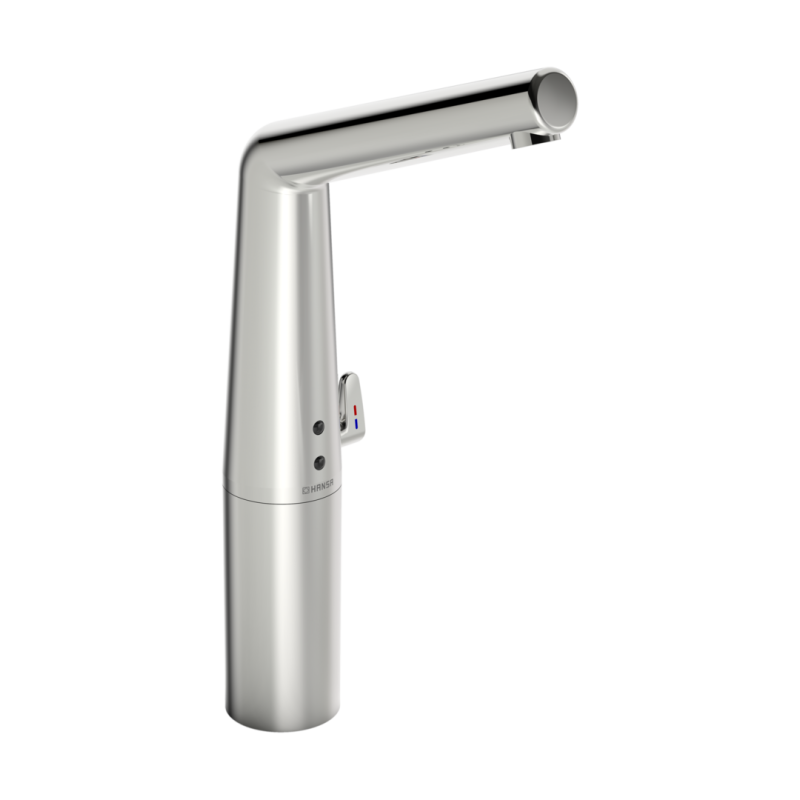 Bateria nablatowa, 6 v, bluetooth 1-otworowa chrom bezdotykowa, zasilanie bateryjne HANSADESIGNO STYLE HANSA 51942201