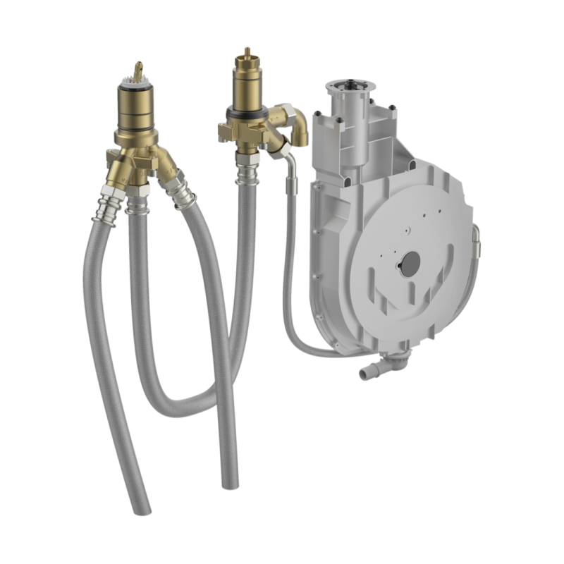 Korpus baterii wannowo-natryskowej 3-otworowa chrom podtynkowy HANSACOMPACT HANSA 53030300