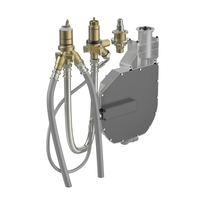 Korpus baterii wannowo-natryskowej 4-otworowa chrom podtynkowy HANSACOMPACT HANSA 53040300