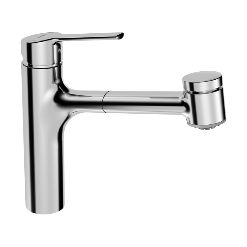 Bateria kuchenna, niskociśnieniowa 1-otworowa chrom jednouchwytowa HANSARONDA Comfort HANSA 55191133