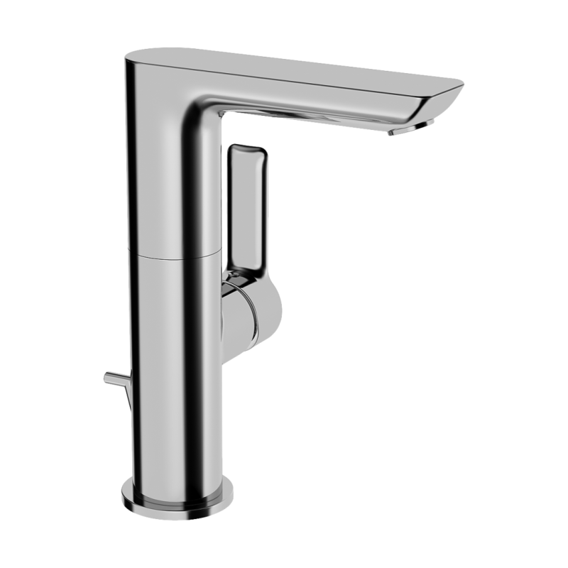 Bateria umywalkowa 1-otworowa chrom boczna dźwignia HANSALIGNA HANSA 55302203