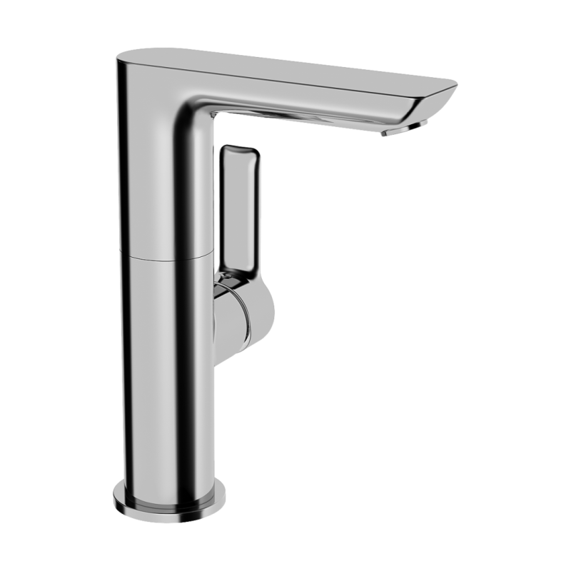 Bateria umywalkowa 1-otworowa chrom boczna dźwignia HANSALIGNA HANSA 55352203