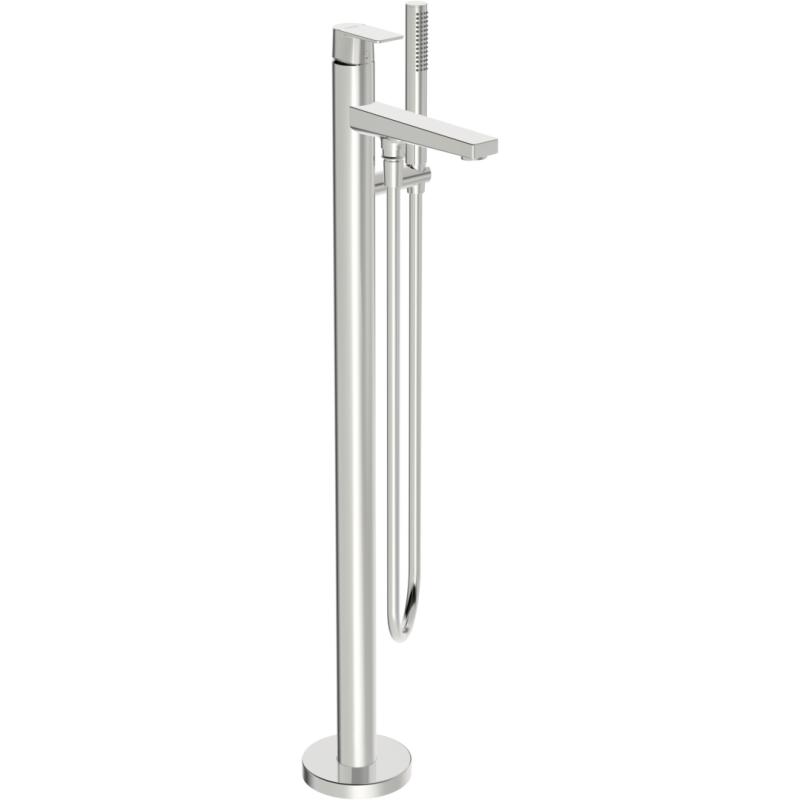 Bateria wannowa z natryskiem, podłogowa 1-otworowa chrom jednouchwytowa HANSASTELA HANSA 57252073