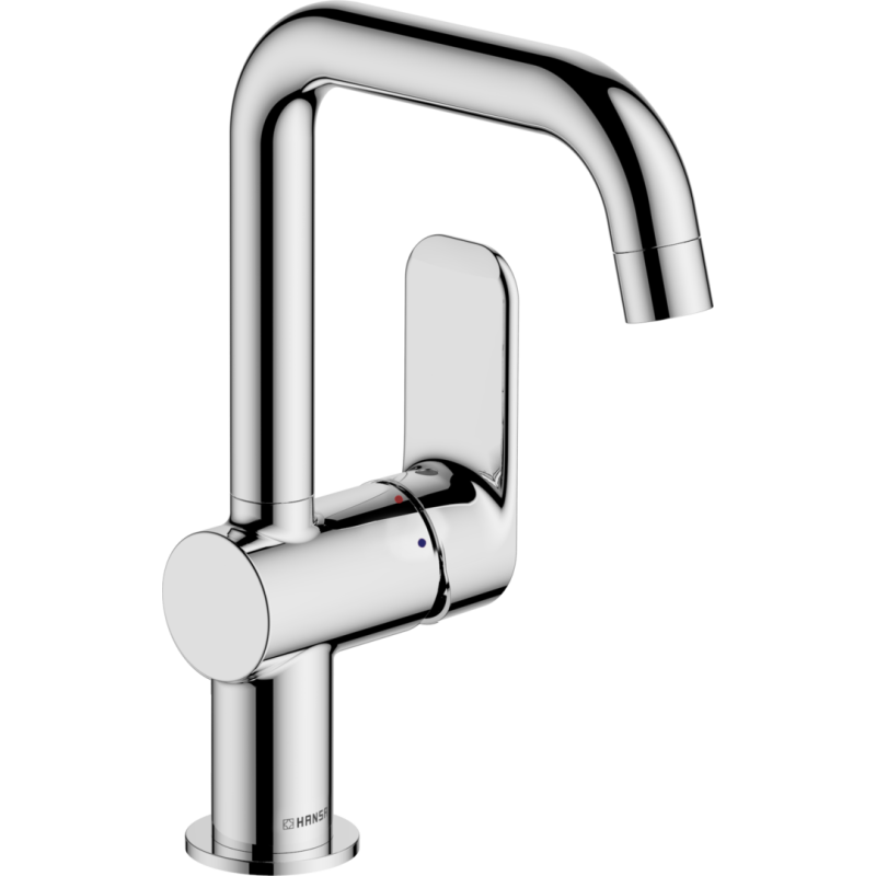 Bateria umywalkowa 1-otworowa chrom boczna dźwignia HANSABASIC HANSA 55542203