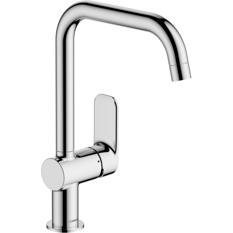 Bateria kuchenna 1-otworowa chrom boczna dźwignia HANSABASIC HANSA 55562203