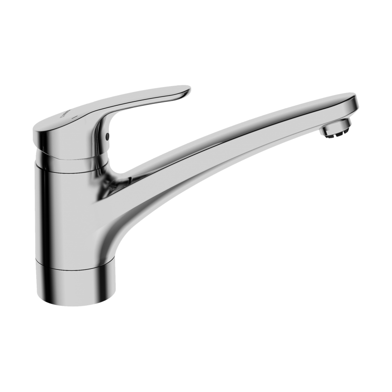 Bateria kuchenna, niskociśnieniowa 1-otworowa chrom jednouchwytowaa HANSAMIX Protec HANSA 1121183