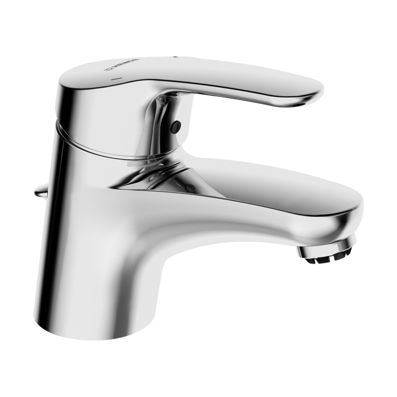 Bateria umywalkowa, niskociśnieniowa 1-otworowa chrom jednouchwytowa HANSAMIX Xs HANSA 1321183