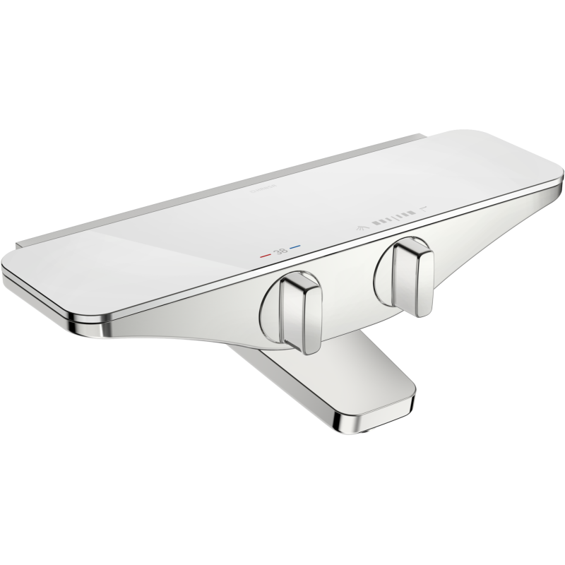 Bateria wannowo-natryskowa chrom/biały termostatyczna HANSAEMOTION HANSA 5864217182