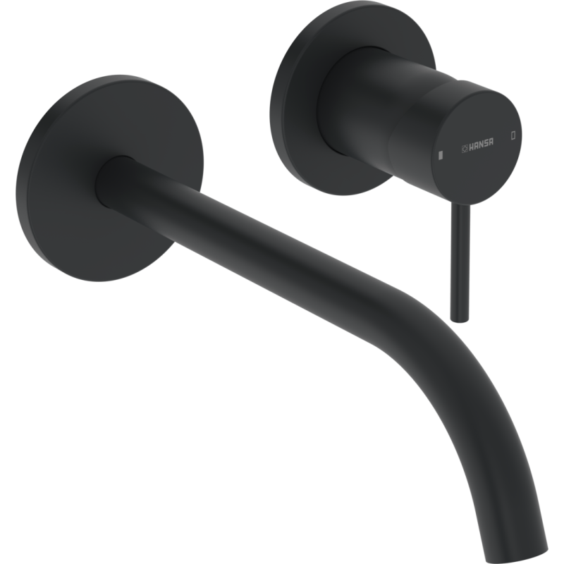 Element natynkowy do baterii umywalkowej 2-otworowa czarny matowy jednouchwytowa HANSAPUBLIC HANSA 5795217133