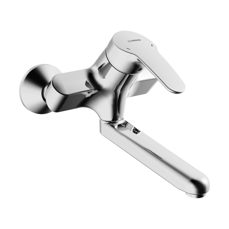 Bateria umywalkowa i kuchenna chrom jednouchwytowa HANSAMIX HANSA 1949283