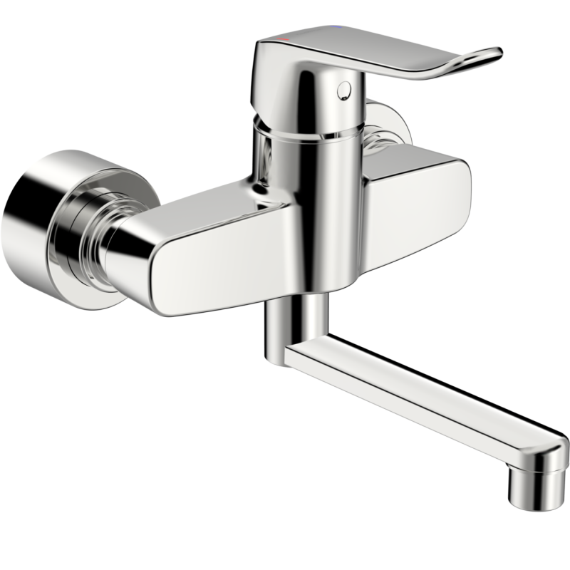 Bateria umywalkowa chrom jednouchwytowa HANSACLINICA HANSA 1516283