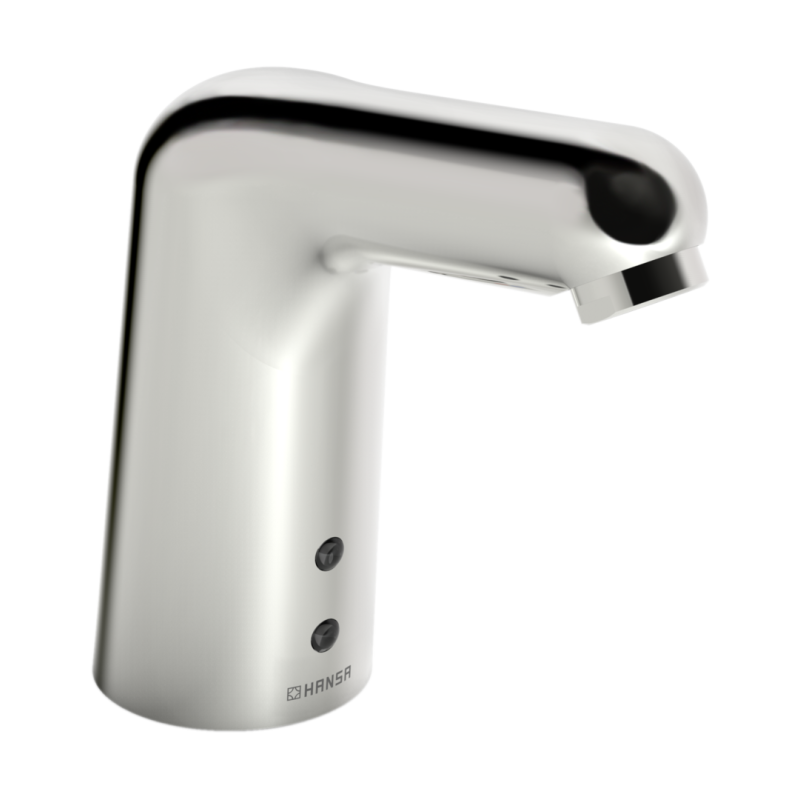 Bateria umywalkowa, 230/9 v, bluetooth 1-otworowa chrom bezdotykowa, zasilacz w komplecie HANSAMEDIPRO Protec HANSA 5672029