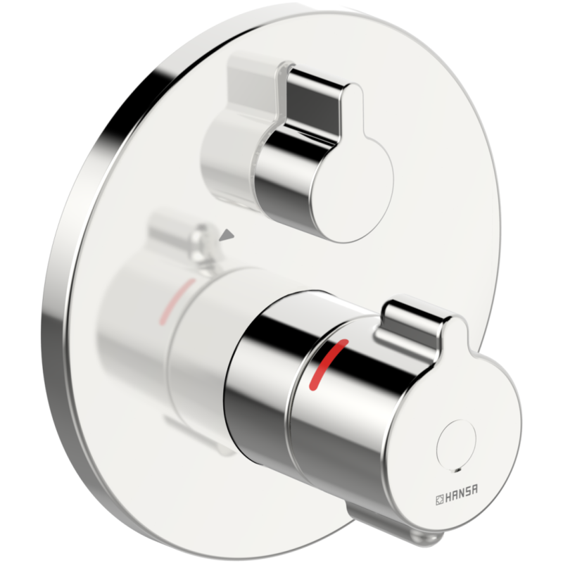 Element natynkowy do baterii natryskowej chrom termostatyczna HANSACLINICA Safety+ HANSA 88619085