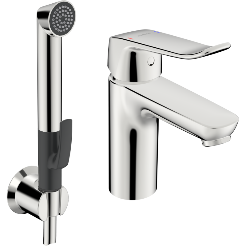 Bateria umywalkowa 1-otworowa chrom jednouchwytowa, bidetta HANSACARE HANSA 46282206