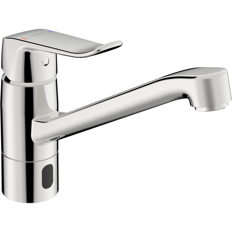 Bateria kuchenna, 230/9 v, bluetooth 1-otworowa chrom zasilacz w komplecie HANSACARE Hybrid HANSA 46132009