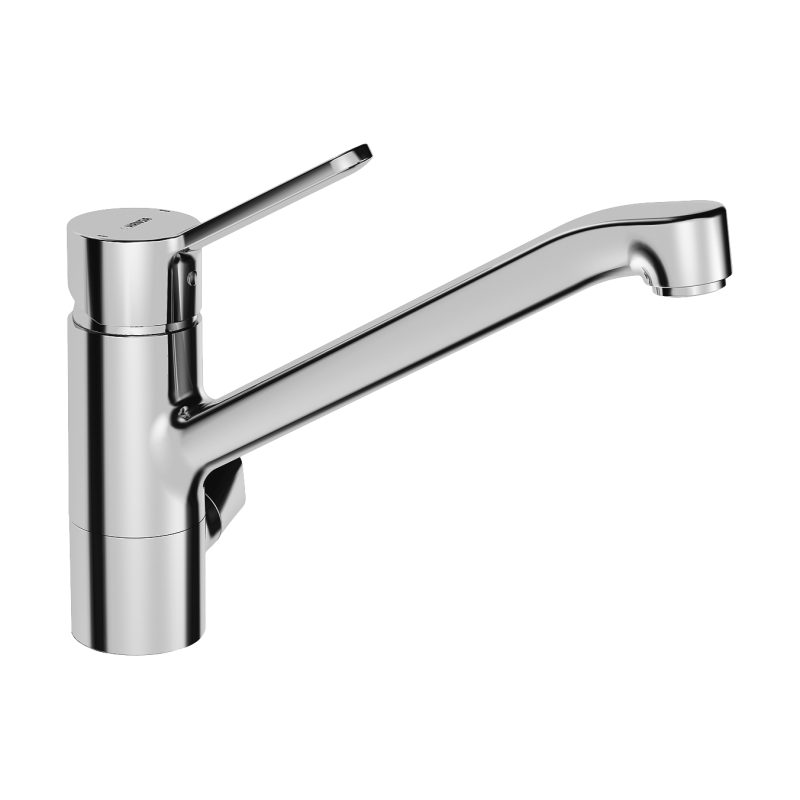 Bateria kuchenna z zaworem do zmywarki 1-otworowa chrom jednouchwytowa HANSAPRIMO HANSA 49502203