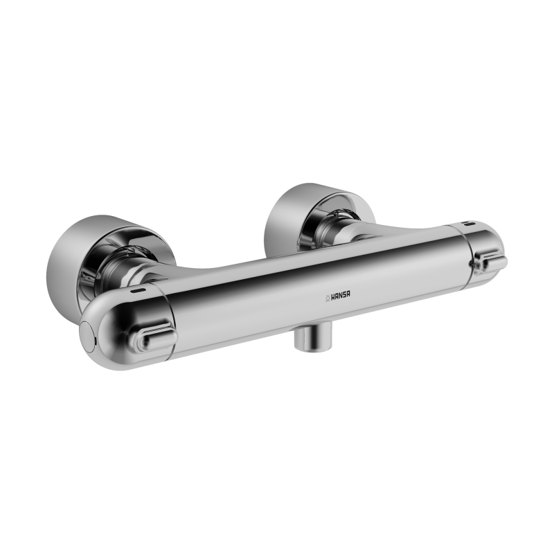 Bateria natryskowa chrom termostatyczna HANSAMEDIPRO Safety+ HANSA 58080201