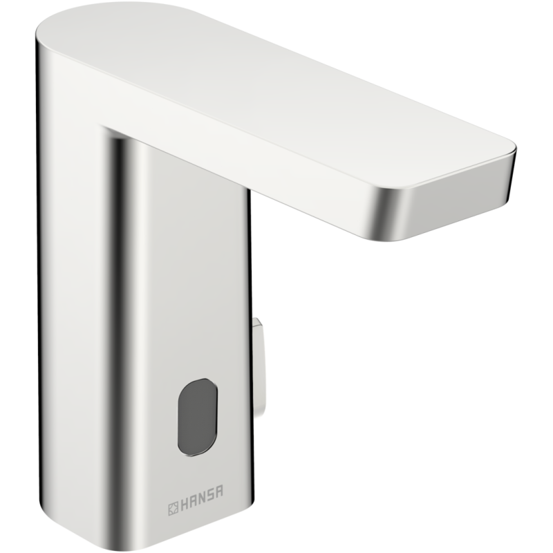 Bateria umywalkowa, 3 v, bluetooth 1-otworowa chrom bezdotykowa, zasilanie bateryjne HANSASTELA Eco+ HANSA 571622790005