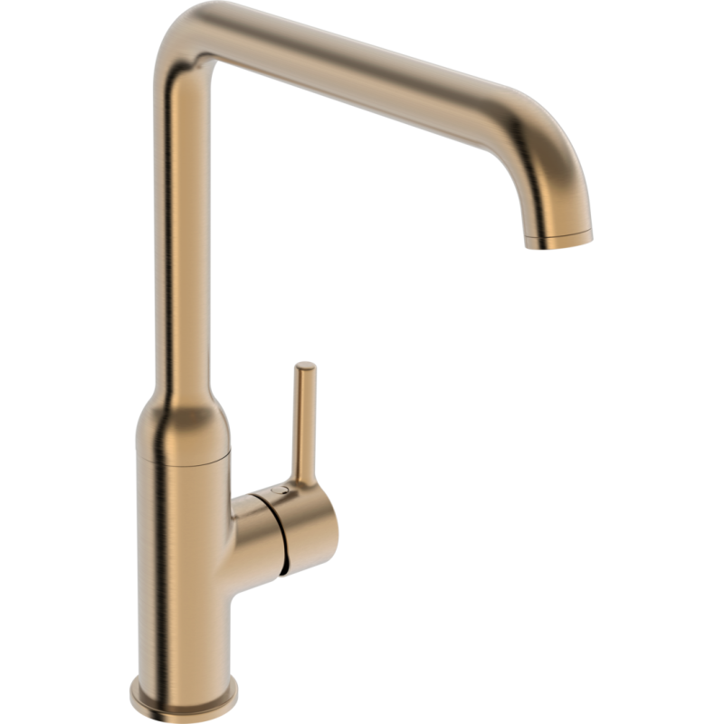 Bateria kuchenna brąz szczotkowany boczna dźwignia HANSAVANTIS STYLE HANSA 5420220781