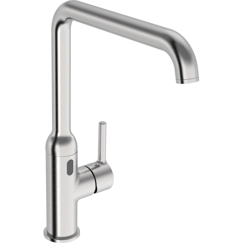 Bateria kuchenna, 230/9 v, bluetooth 1-otworowa stal szczotkowana zasilacz w komplecie HANSAVANTIS STYLE Hybrid HANSA 5421220980