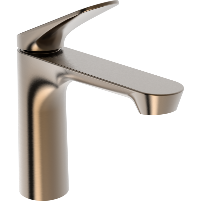 Bateria umywalkowa 1-otworowa brąz szczotkowany jednouchwytowa, cold start HANSAGENESIS Eco HANSA 3740226381006