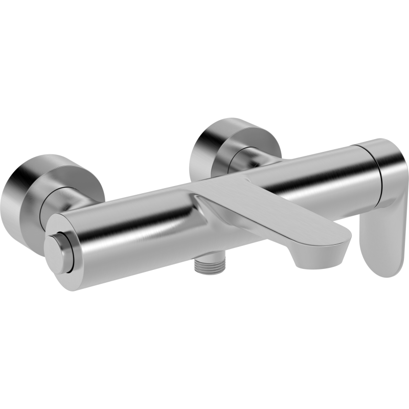 Bateria wannowo-natryskowa stal szczotkowana jednouchwytowa HANSAGENESIS HANSA 3744220780