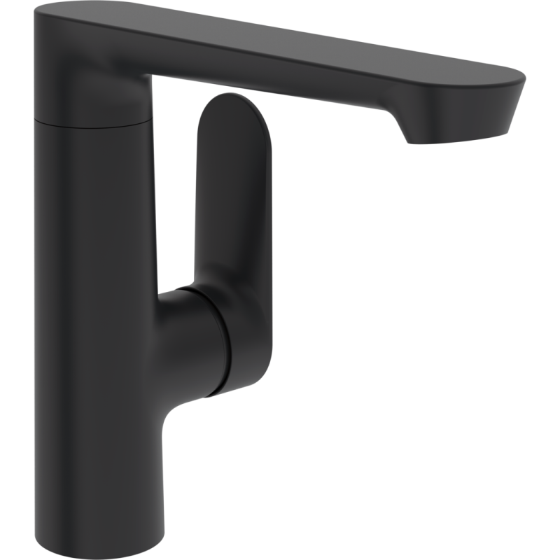 Bateria umywalkowa 1-otworowa czarny matowy boczna dźwignia HANSAGENESIS HANSA 3754226333