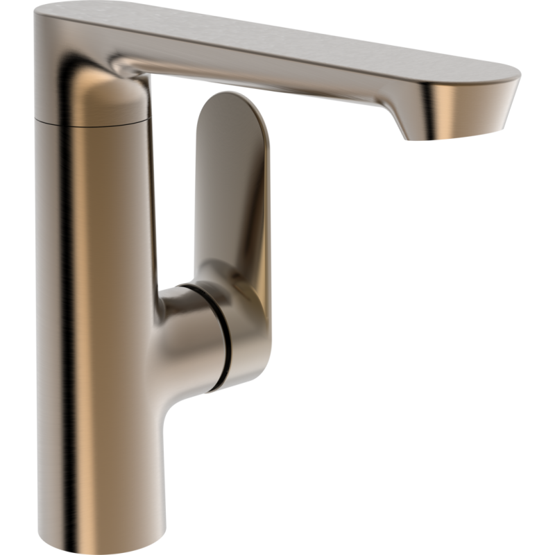 Bateria umywalkowa 1-otworowa brąz szczotkowany boczna dźwignia HANSAGENESIS HANSA 3754226381