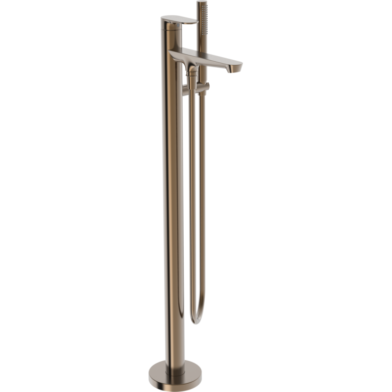 Bateria wannowa z natryskiem, podłogowa brąz szczotkowany jednouchwytowa HANSAGENESIS HANSA 3783206381