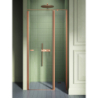 Drzwi wnękowe NEW SOLEO COPPER BRUSHED 110x195 szkło 6 mm NEW TRENDY D-0523A-WK
