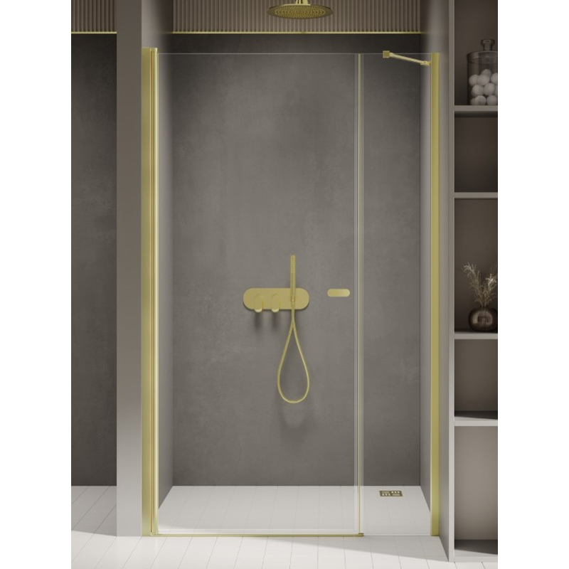 Drzwi wnękowe NEW SOLEO LIGHT GOLD 160x195 szkło 6 mm NEW TRENDY D-0988A
