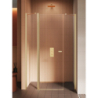 Drzwi wnękowe NEW SOLEO GOLD BRUSHED 140x195 szkło 6 mm NEW TRENDY D-0965A