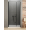 Drzwi wnękowe NEW SOLEO BLACK 150x195 szkło 6 mm NEW TRENDY D-0983A-WP