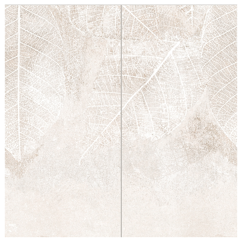 Obraz gresowy 2-elementowy Clarity leaves B 119,8x119,8 GAT.1 (P.62811)