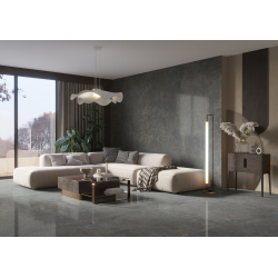 GRES TEXTURAL ANTHRACITE SILKY CRISTAL 119,7x119,7x0,8 GAT.1 (P.66341)