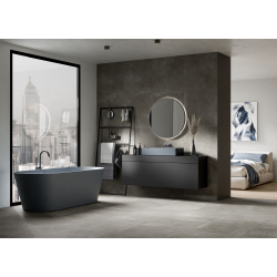 GRES MODERN CONCRETE GRAPHITE SILKY CRISTAL 119,7x59,7x0,8 GAT.1 (P.65635)