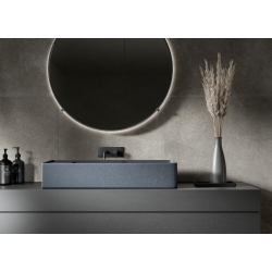 GRES MODERN CONCRETE GRAPHITE SILKY CRISTAL 119,7x59,7x0,8 GAT.1 (P.65635)