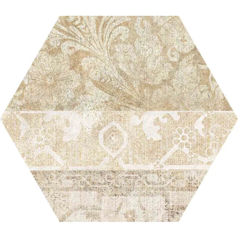 CEMENT HEX DECOR MAT 15X17,3  GAT.1 (P.84529)