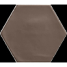 GEOMETRY HEX BROWN MAT 15X17,3 GAT.1 (P.84301)