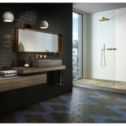 GEOMETRY BRICK BLACK POŁYSK 6X25 GAT.1 (P.84373)