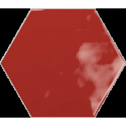 GEOMETRY HEX RED POŁYSK...