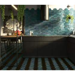 HOPE HEX BLUE MAT 15X17,3 GAT.1 (P.83109)