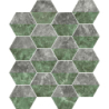 MARMI HEX DECOR VERDE GRIGIO MAT 15X17,3 GAT.1 (P.83297)