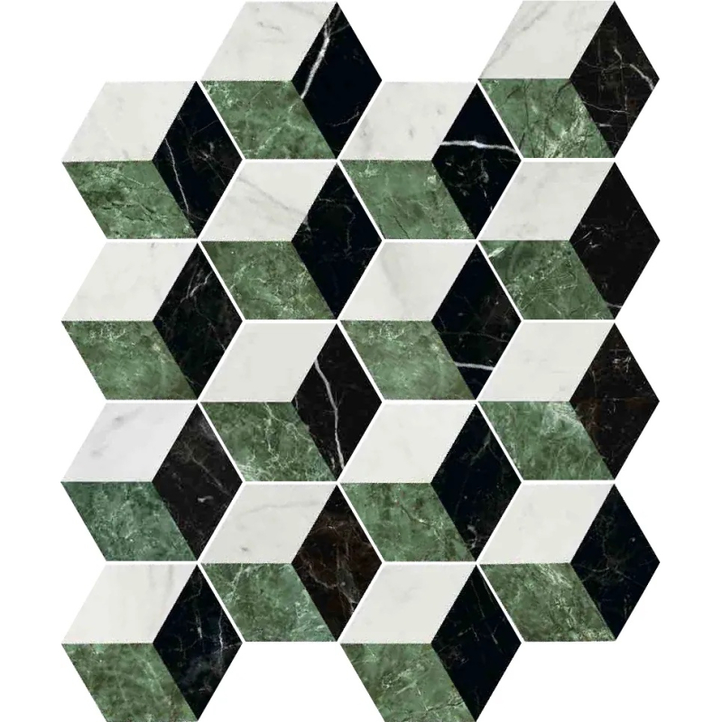 MARMI HEX DECOR MIX VERDE MAT 15X17,3 GAT.1 (P.83301)