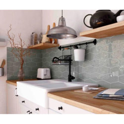 MONOCHROME HEX GREY POŁYSK 10X20 GAT.1 (P.83231)