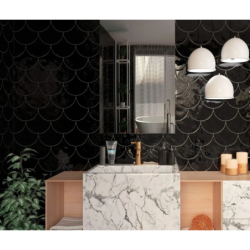 MONOCHROME DROP BLACK POŁYSK 15,2X17,2 GAT.1 (P.83081)