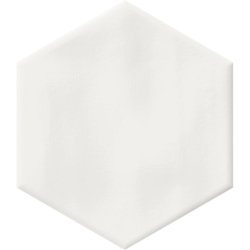 ONE BY ONE MINI HEX WHITE MAT 11,8X10,2 GAT.1 (P.82905)