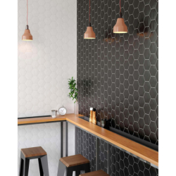 ONE BY ONE MINI HEX BLACK MAT 11,8X10,2 GAT.1 (P.82877)