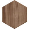ONE BY ONE MINI HEX DARK OAK MAT 11,8X10,2 GAT.1 (P.82865)